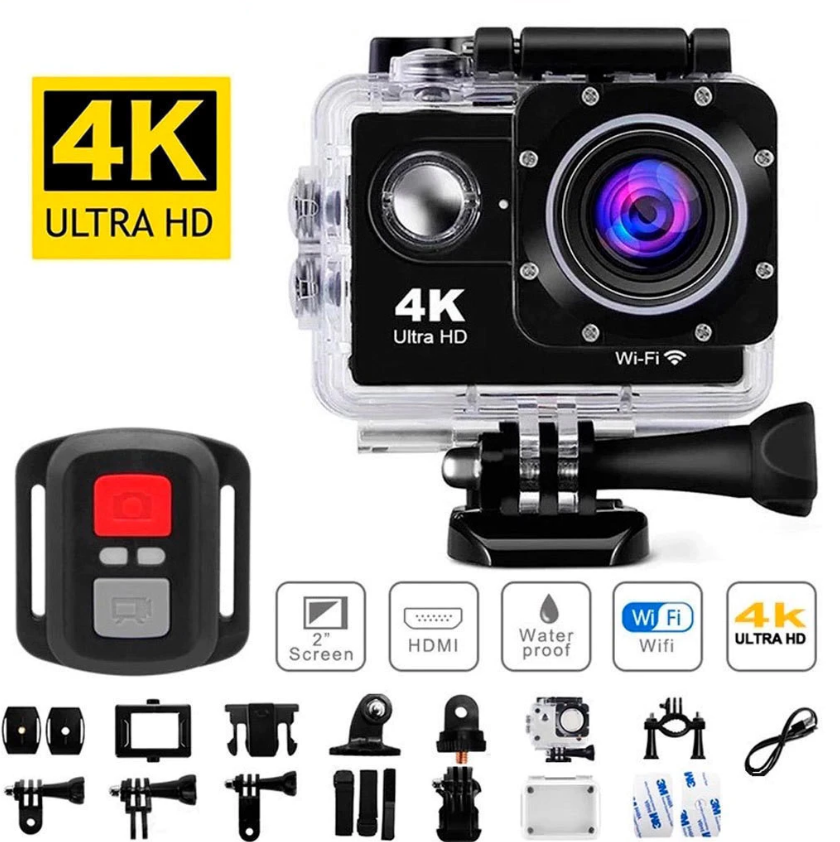 Action Cam - 4K KIT COMPLETO