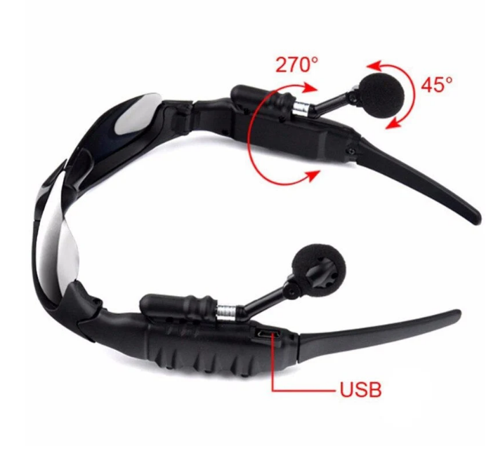 Óculos Inteligente Goldest com Fone de Ouvido e Bluetooth 5.0