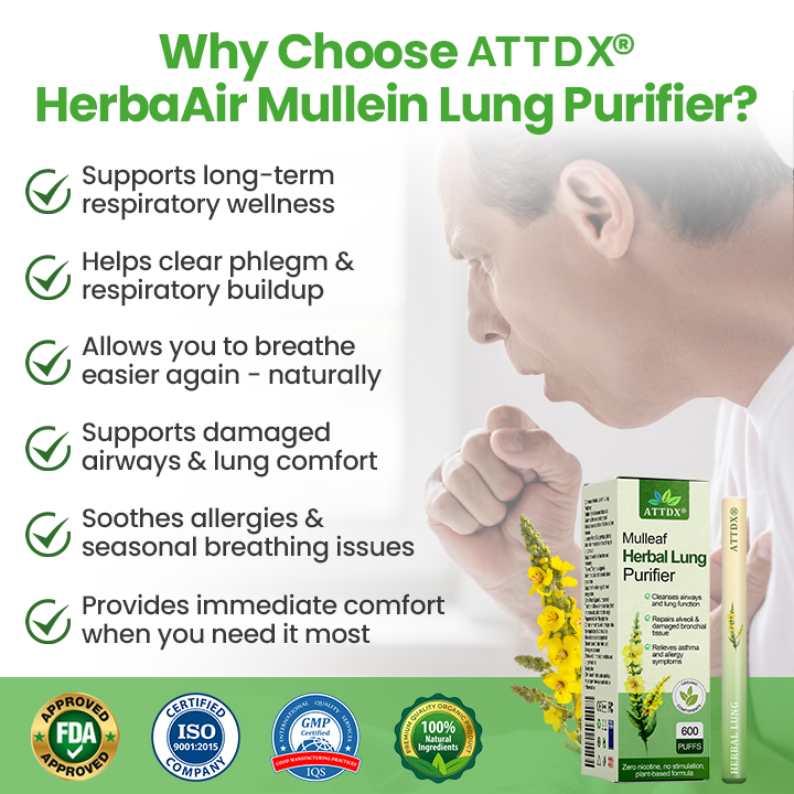 ATTDX® Mulleaf Herbal Lung Purifier