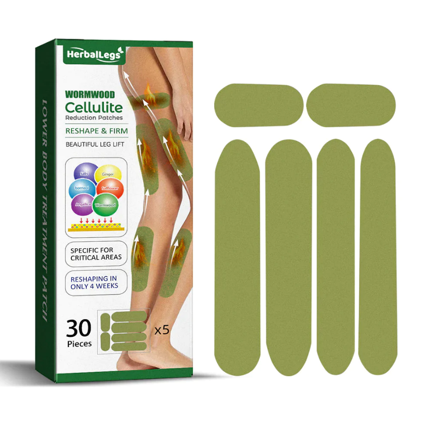 PATCHES HERBALLEGS REMOVEDOR DE VARIZES E CELULITE - 30 PEÇAS