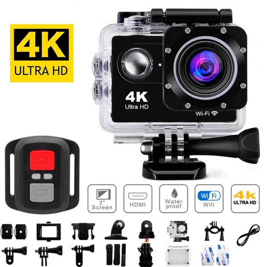 Action Cam - 4K KIT COMPLETO