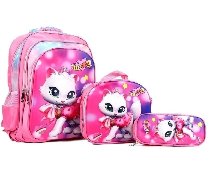 Kit Mochila Escolar - MENINA - MENINO