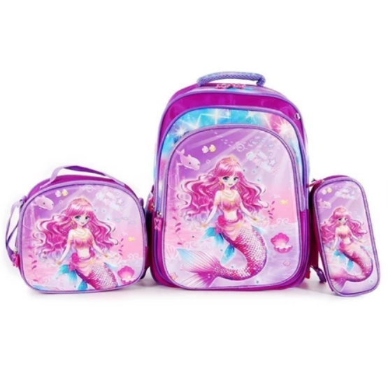 Kit Mochila Escolar - MENINA - MENINO