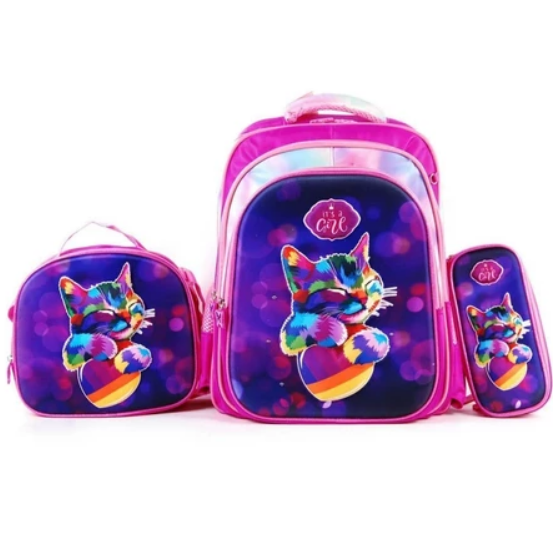 Kit Mochila Escolar - MENINA - MENINO