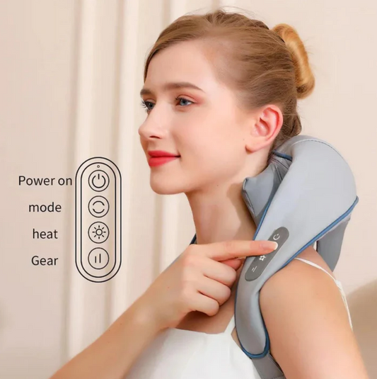 Massageador Shiatsu Movimento de Mãos - Alívio Imediato do Estresse