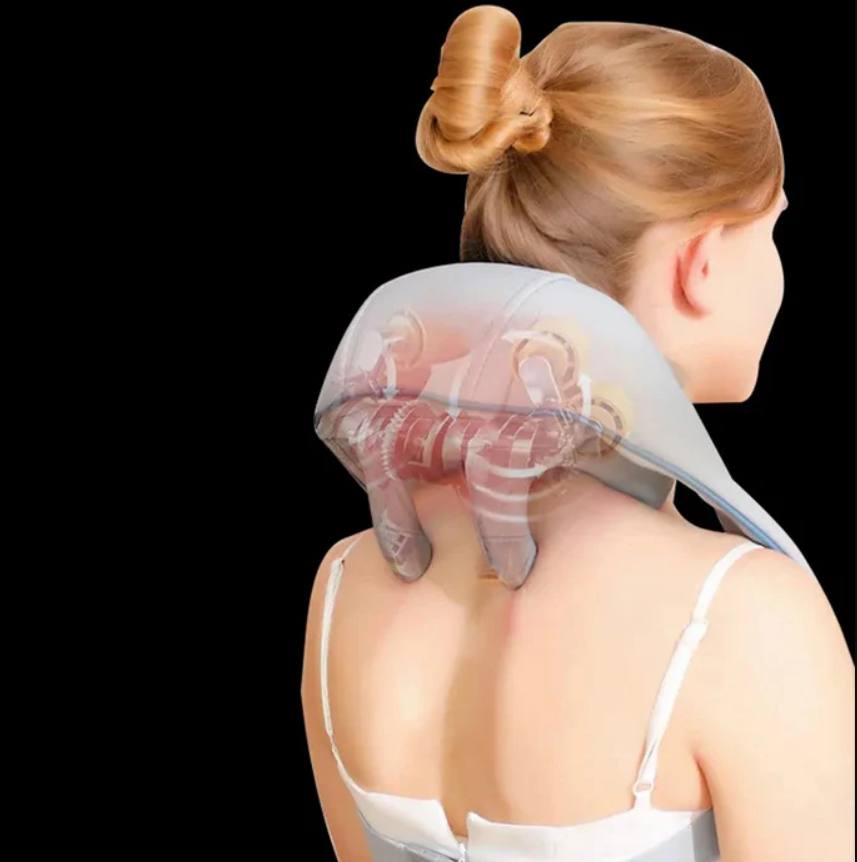 Massageador Shiatsu Movimento de Mãos - Alívio Imediato do Estresse