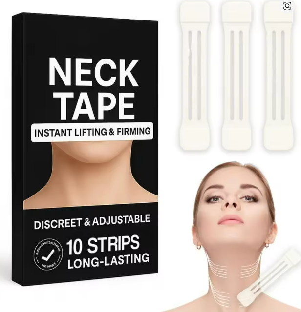 LiftNeck - Adesivo para rugas e flacidez pescoço