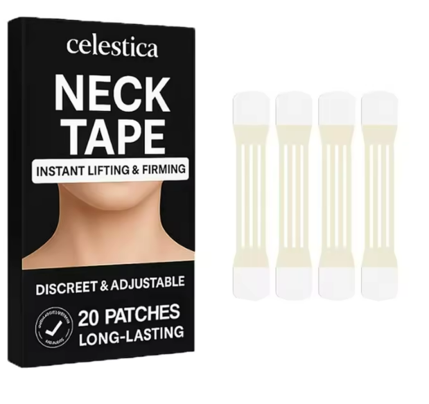 LiftNeck - Adesivo para rugas e flacidez pescoço