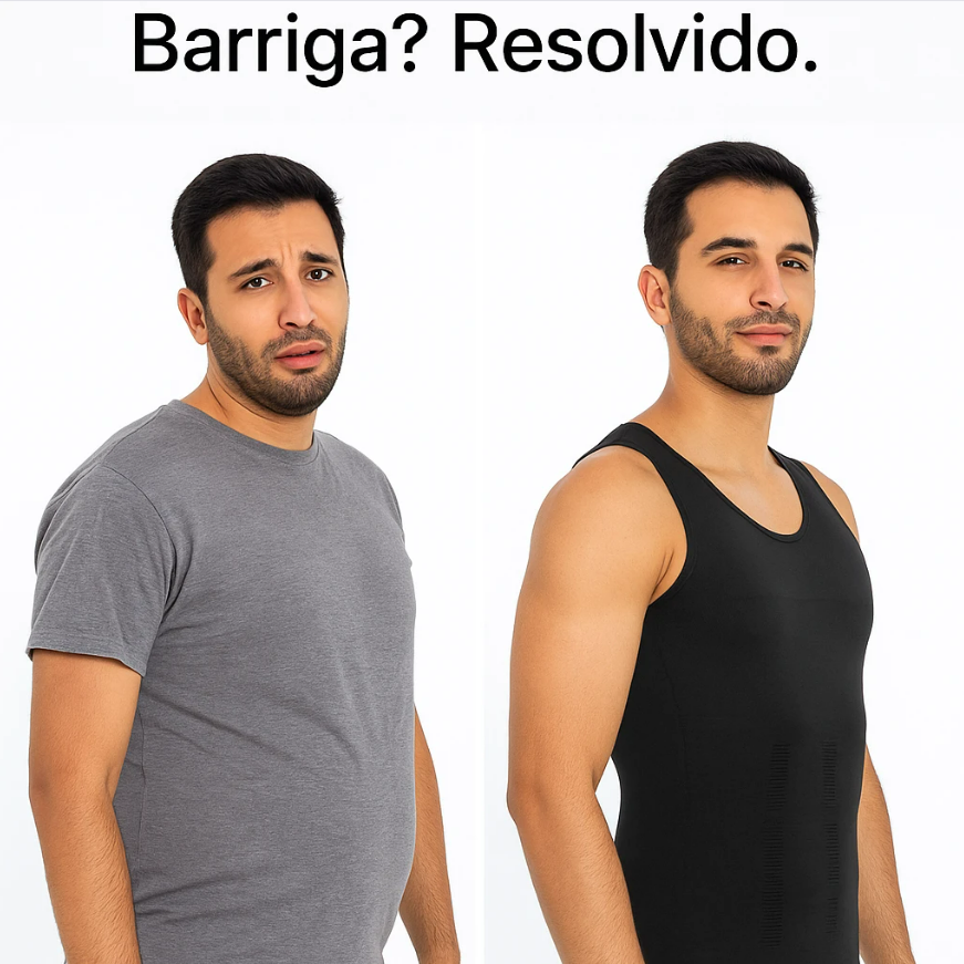 Camisa Modeladora Efeito Vácuo