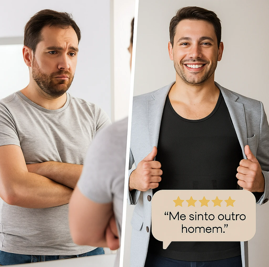Camisa Modeladora Efeito Vácuo