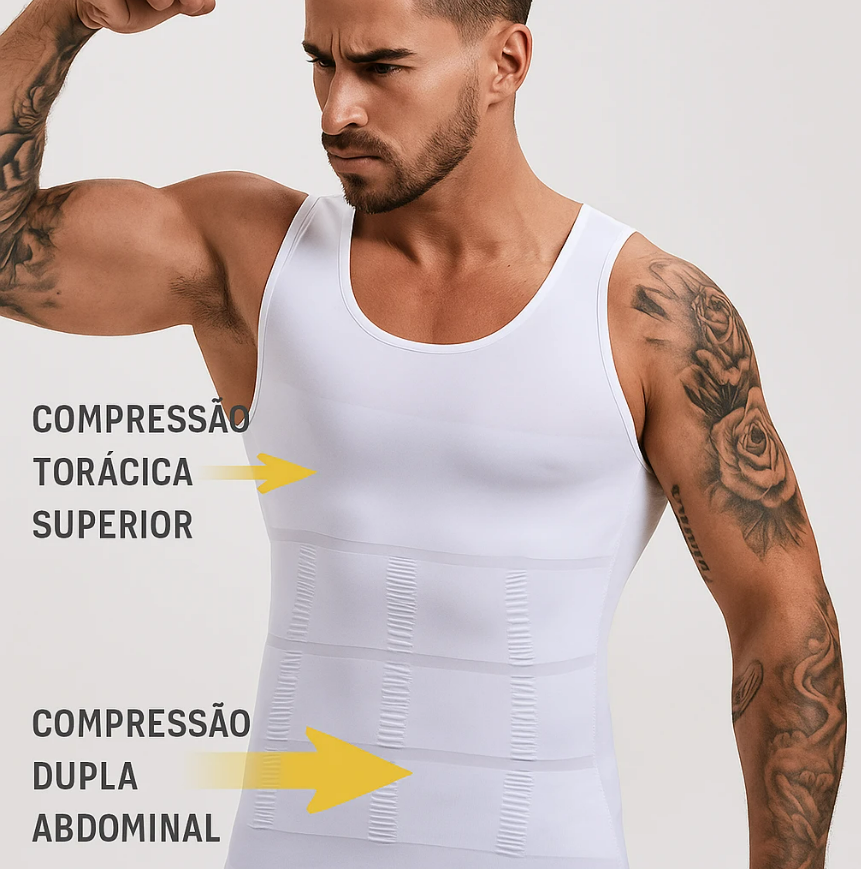 Camisa Modeladora Efeito Vácuo