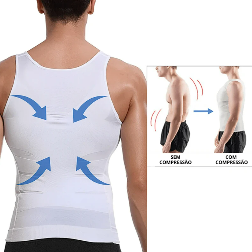 Camisa Modeladora Efeito Vácuo