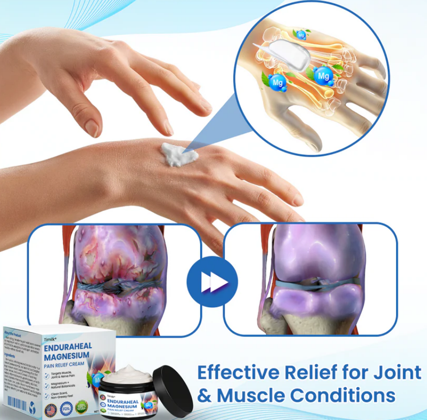 Creme de magnésio para dores musculares
