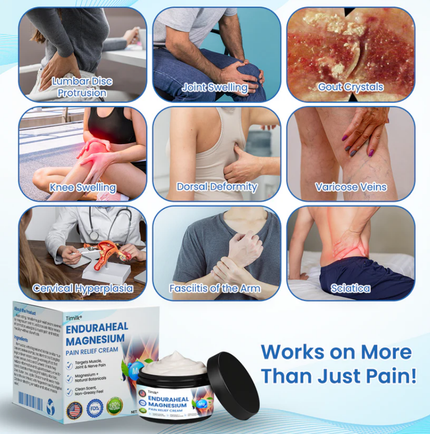 Creme de magnésio para dores musculares