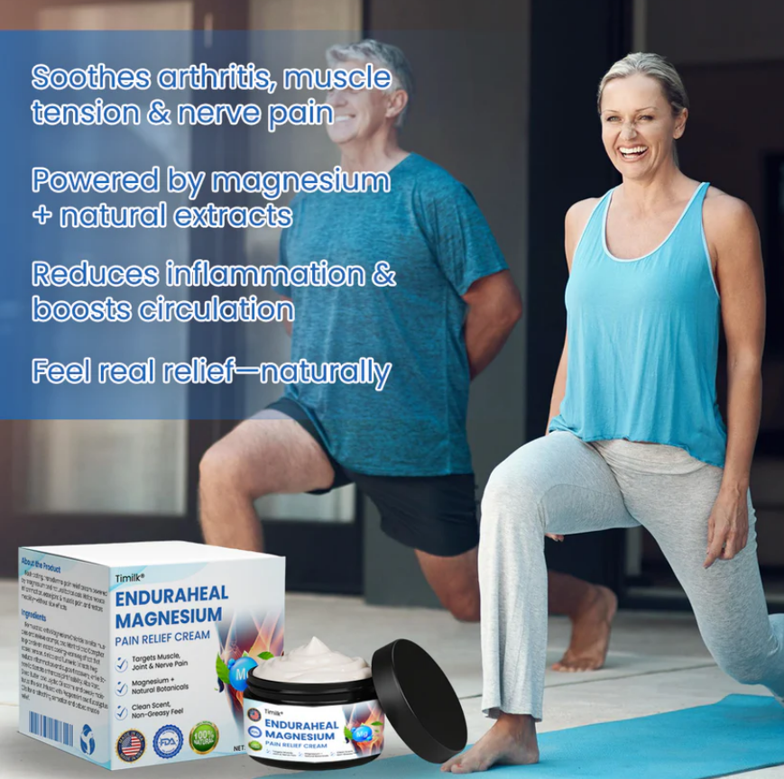 Creme de magnésio para dores musculares