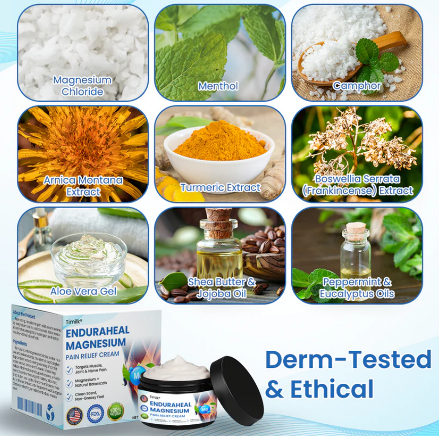 Creme de magnésio para dores musculares